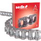 Sedis Alpha Premium Inox rullekjede 3/4"-1 12B1-SS